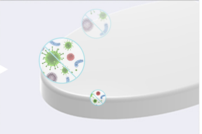Antibacterial toilet seat