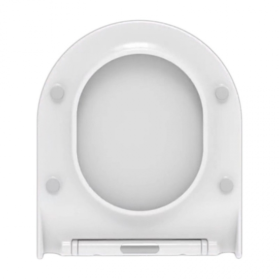 Duroplast toilet seat d shape